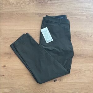 lululemon ABC Slim-Fit Trouser Dark Green
